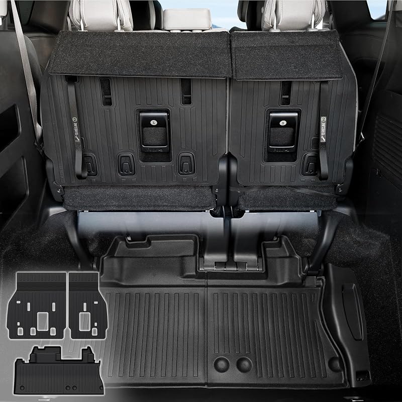 Forro de Porta-Malas em TPE para Toyota Sienna 2021–2026 JOULARISE, com Protetores do Encosto da 3ª Fileira e Área Inferior