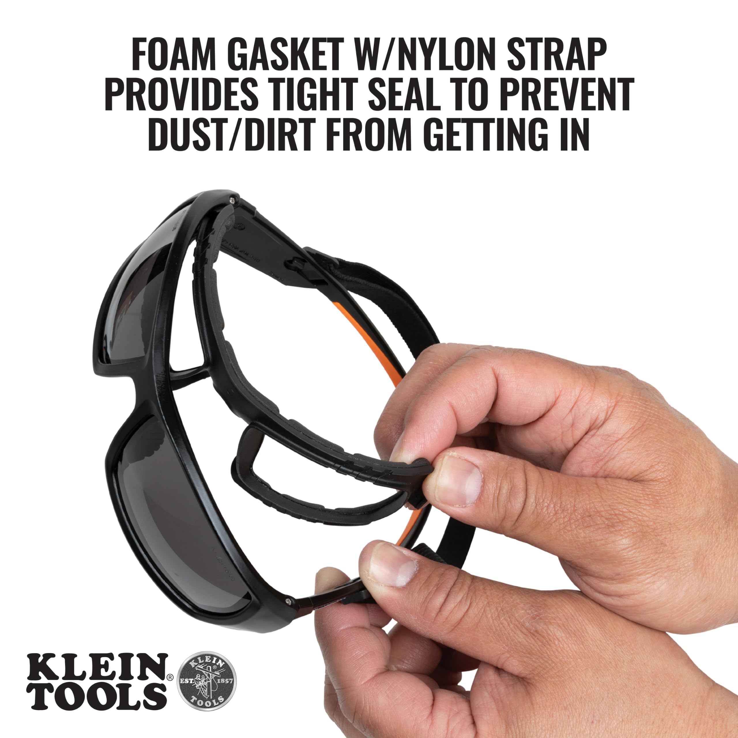 KLEIN TOOLS Gasket Safety Glasses — Amazon image 2