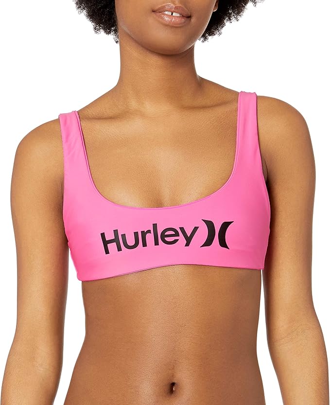 Amazon Com Hurley Women S Quick Dry One Only Reversible Surf Top Clothing Shoes Jewelry