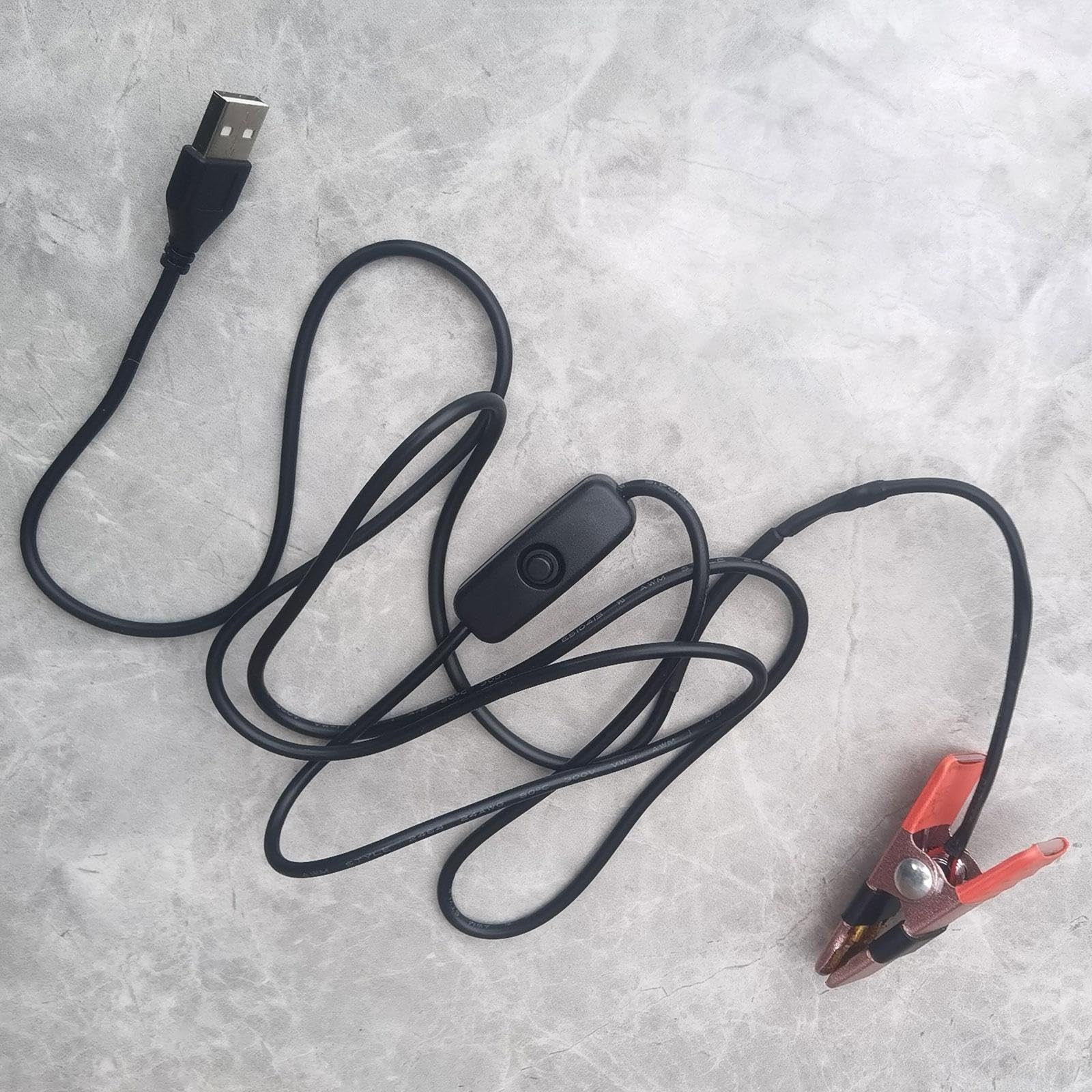 harayaa Piano Pinza Calefactora para Mantenimiento Y Reparación Precisa Herramienta USB Compacta Función de Calentamiento Rápido Material Pp Y Acero Inoxidabl, El Plastico
