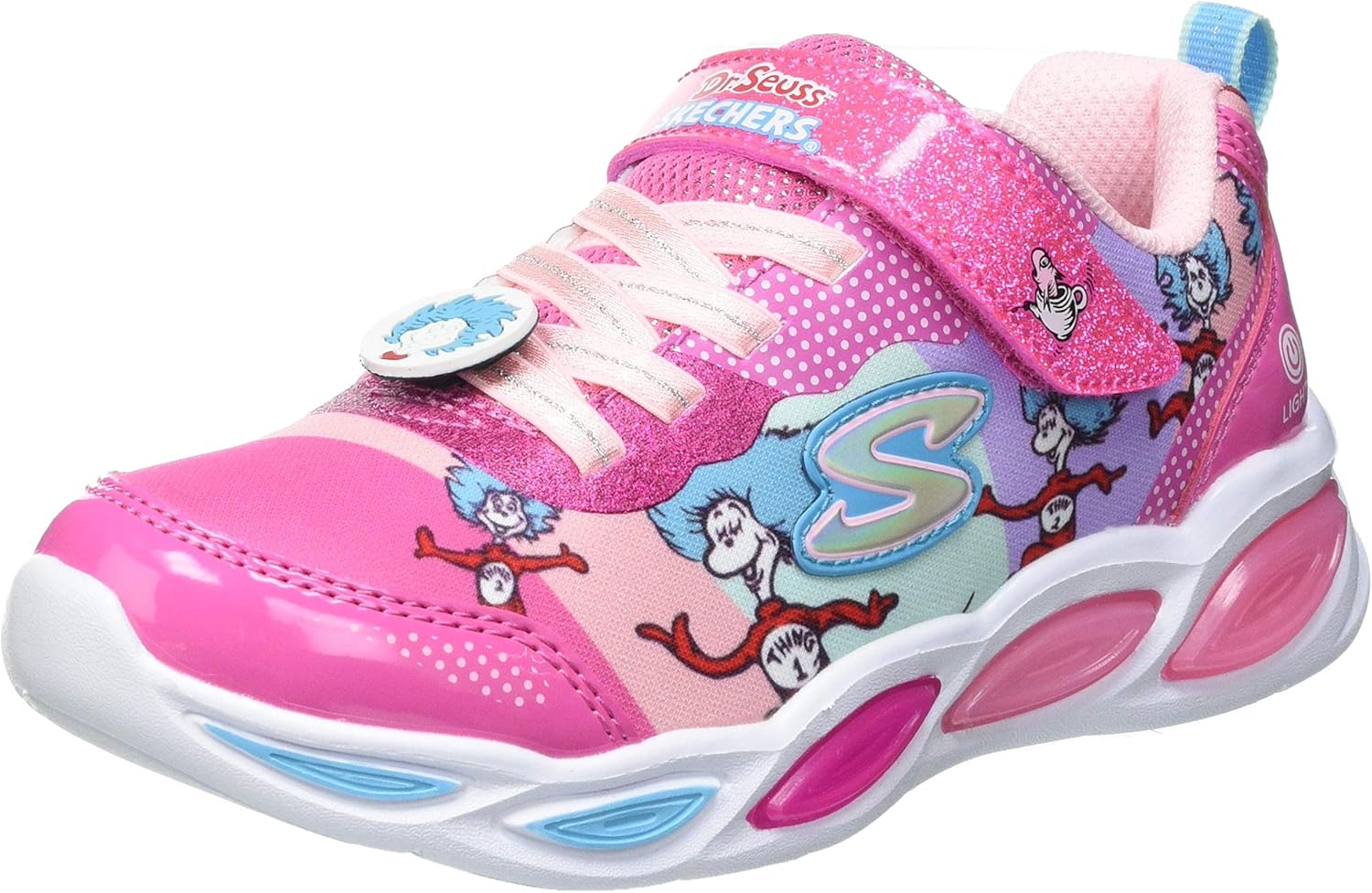 Skechers Girl's Dr. Seuss - Shimmer Beams Funtime with Things 