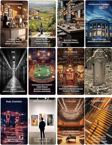 Miniatura 3 de The Place Oracle Cards Deck - Cartas de tarot para destino, mazo Oracle para principiantes, cartas Oracle frustradas con significado en ellas, 78