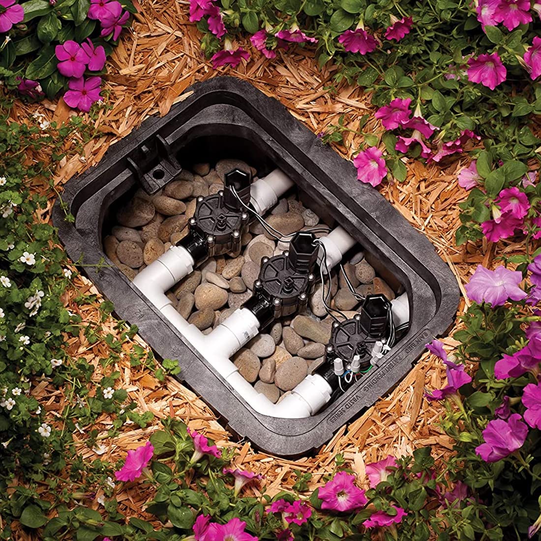 [Pack 5] Elettrovalvola di irrigazione Rain Bird 100-HV 24V. Elettrovalvola di irrigazione con filettatura femmina da 1" - Regolatore di portata e solenoide a 24V - sistemi di irrigazione affidabili