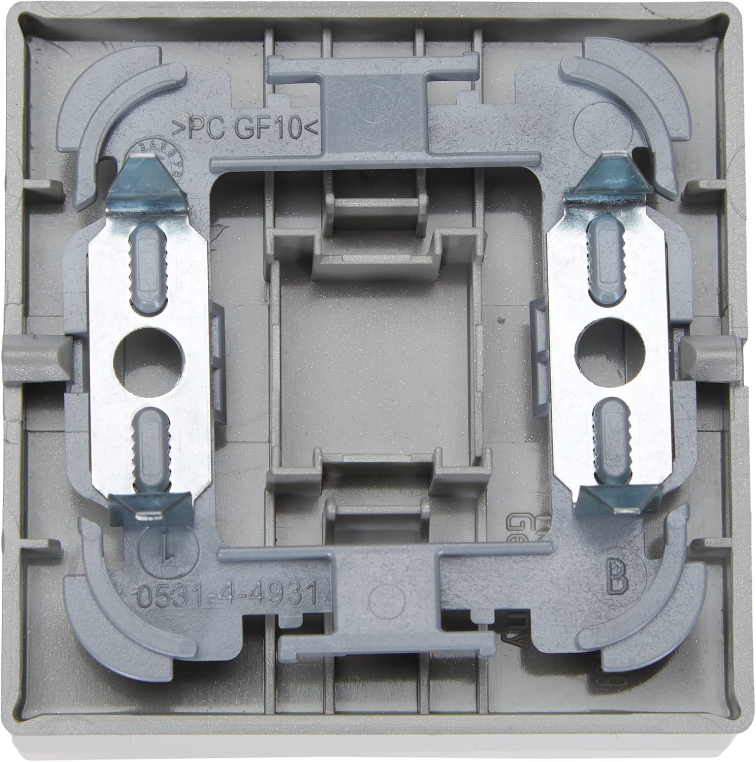 Busch-Jaeger 1786-83 Rocker switch, 1g1w, 1g2w,intermediate, push switch, aluminium silver, solo - Image 4