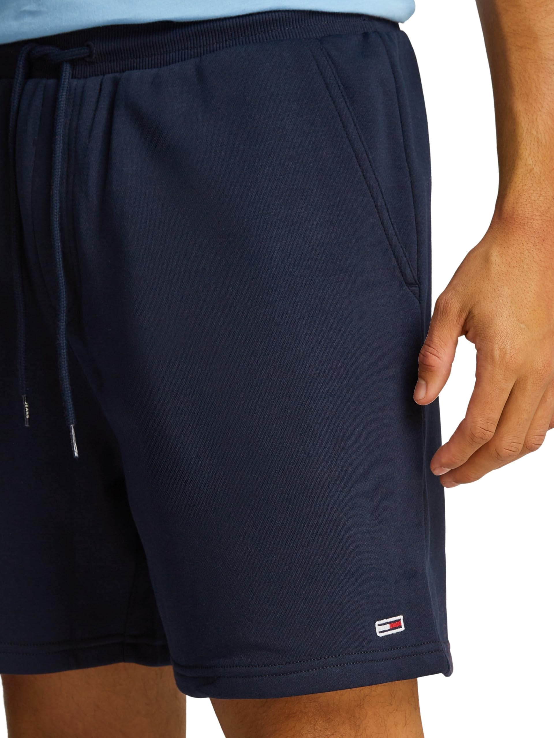 Tommy Jeans Herren Sweatshorts Flag Beach mit Tunnelzug