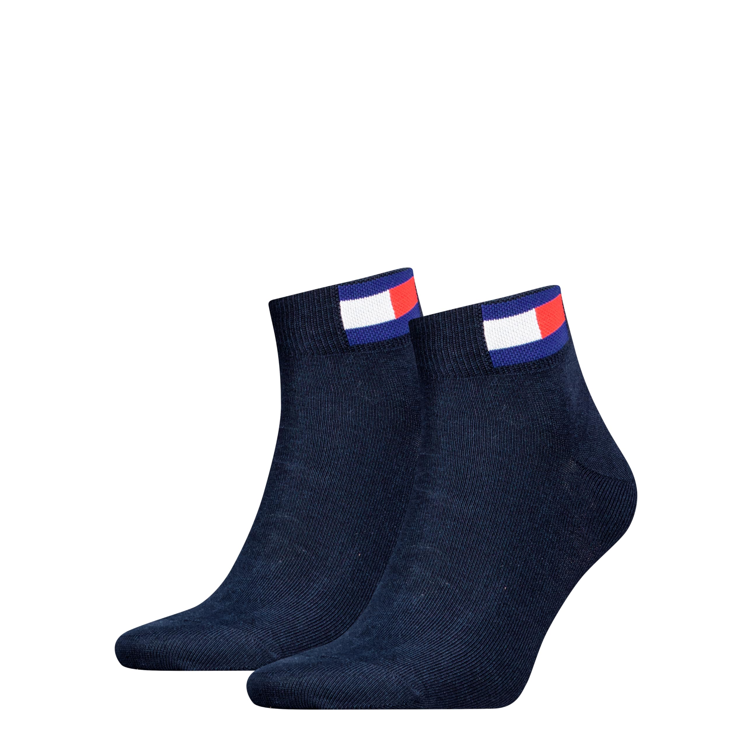 Tommy Hilfiger Quarter Socks, Navy, 35/38 (Pack of 2)
