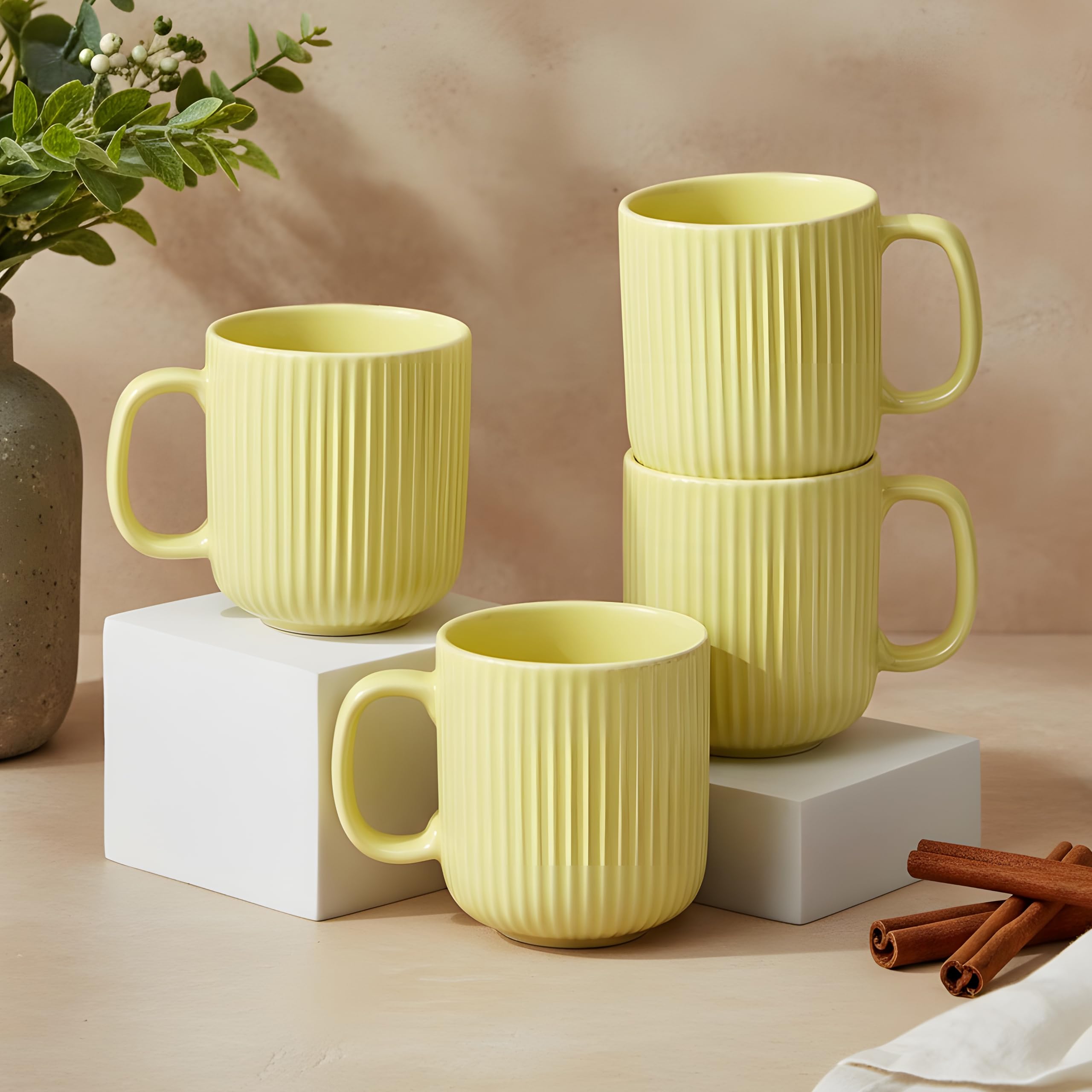 CRAF10 SkyBlue Ceramic Coffee Mugs - Set of 2 -28