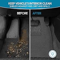 Vista 45 de BDK Premium Carpet Floor Mats for Cars - Universal Fit Interior 4-Piece Car Mats Full Set with Vinyl Heel Pad Protector - Cute Car Accessories