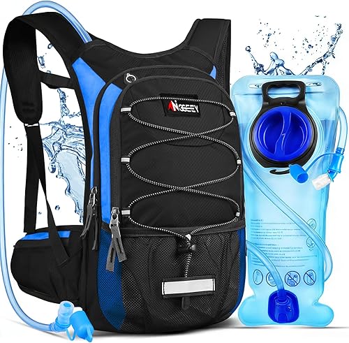 Miniatura 13 de Hydration Pack, Insulated Hydration Backpack with 2L Hydration Bladder, Hiking Backpack for Men Women Kids, Water Backpack for Hiking, Running,