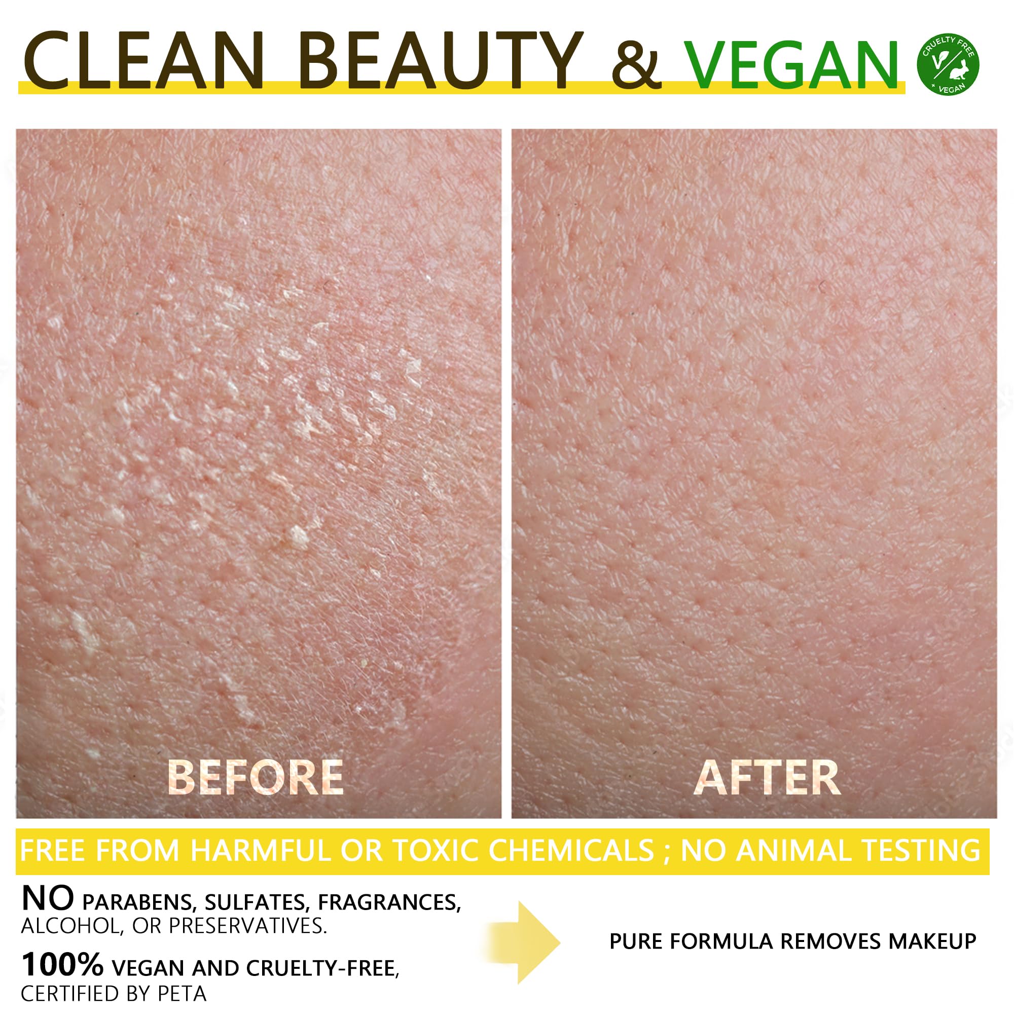 Vitamin E Reinigungsbalsam, ölbasierter Make-up-Entferner-Balsam, feuchtigkeitsspendend, saubere Schönheit, vegan, schlanke Metalldose mit magnetischem Spatel, geeignet für alle Hauttypen, den