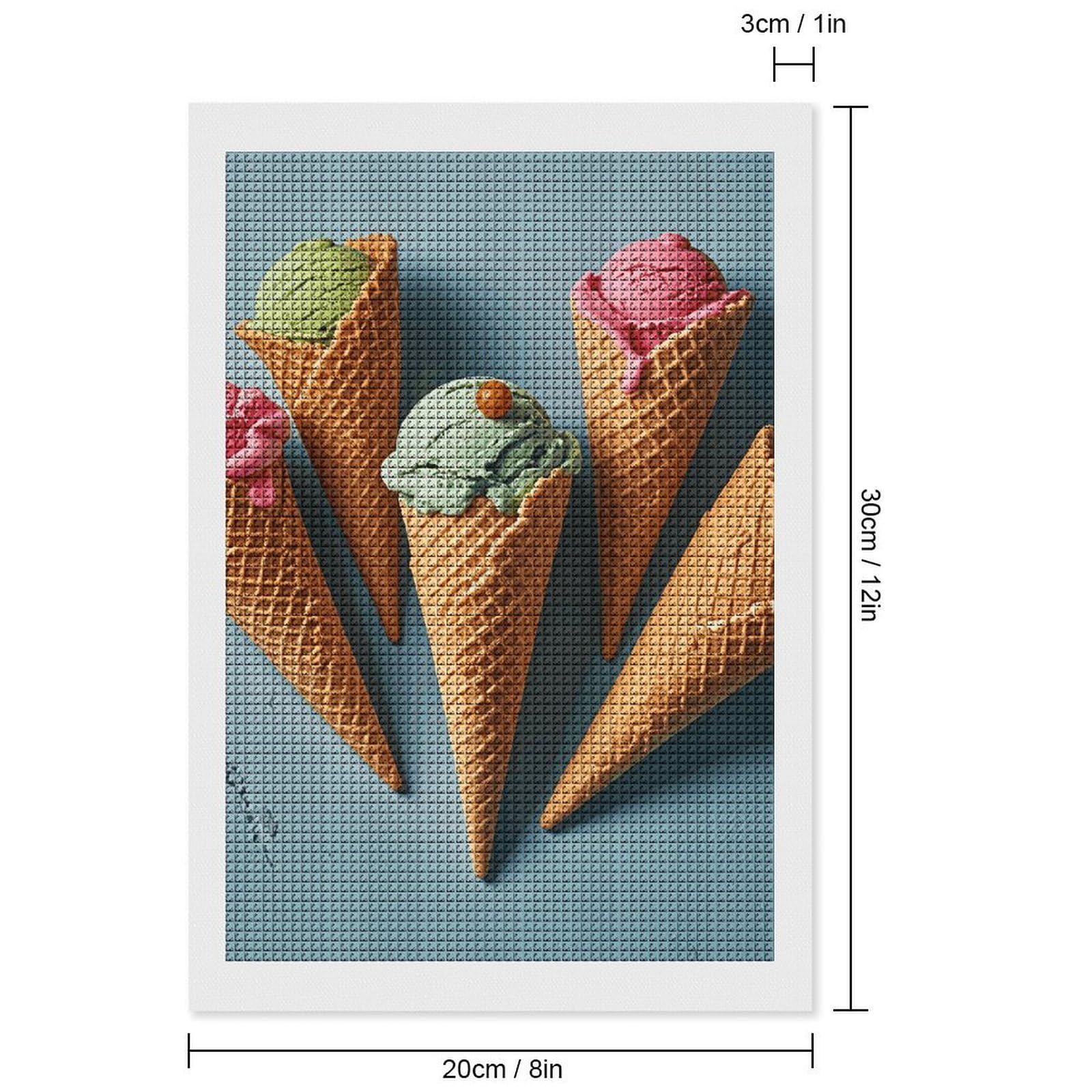 Amazon.com: RKJVB Diamond Painting Kits for Adults Ice Cream Cones