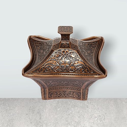 Miniatura 6 de Alisveristime Cuenco de latón recubierto hecho a mano para azúcar, chocolate, caramelo con tapa, recipiente para azúcar, plato de azúcar con tapa,