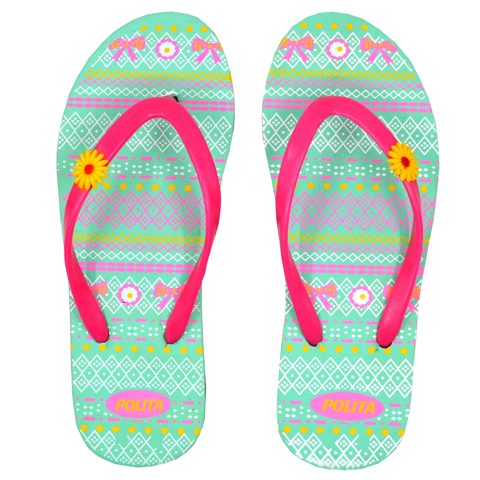 POLITA Womens Rubberised EVA Flip-Flops and House Slippers (fifty Shades Of Pink f83) (6, numeric_6) (B08MWSS935) Amazon Price History, Amazon Price Tracker