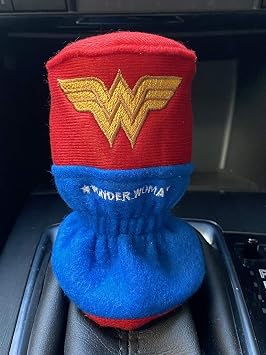 Next Wonder Woman Gear Shift Cover, for Manual Gears, Universal fit, Premium Fabric, Manual Gears