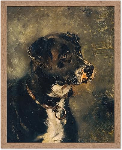 Miniatura 70 de Poster Master Impresión de pintura vintage de The Dog Request, póster retro de perros, arte de cachorros, diseño de pared para amantes de los