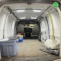 Vista 6 de Barra de luz interior LED de 12 V, 2376 Lm, tira de luz LED de techo de 12 V CC, iluminación interior con interruptor de encendido/apagado para RV