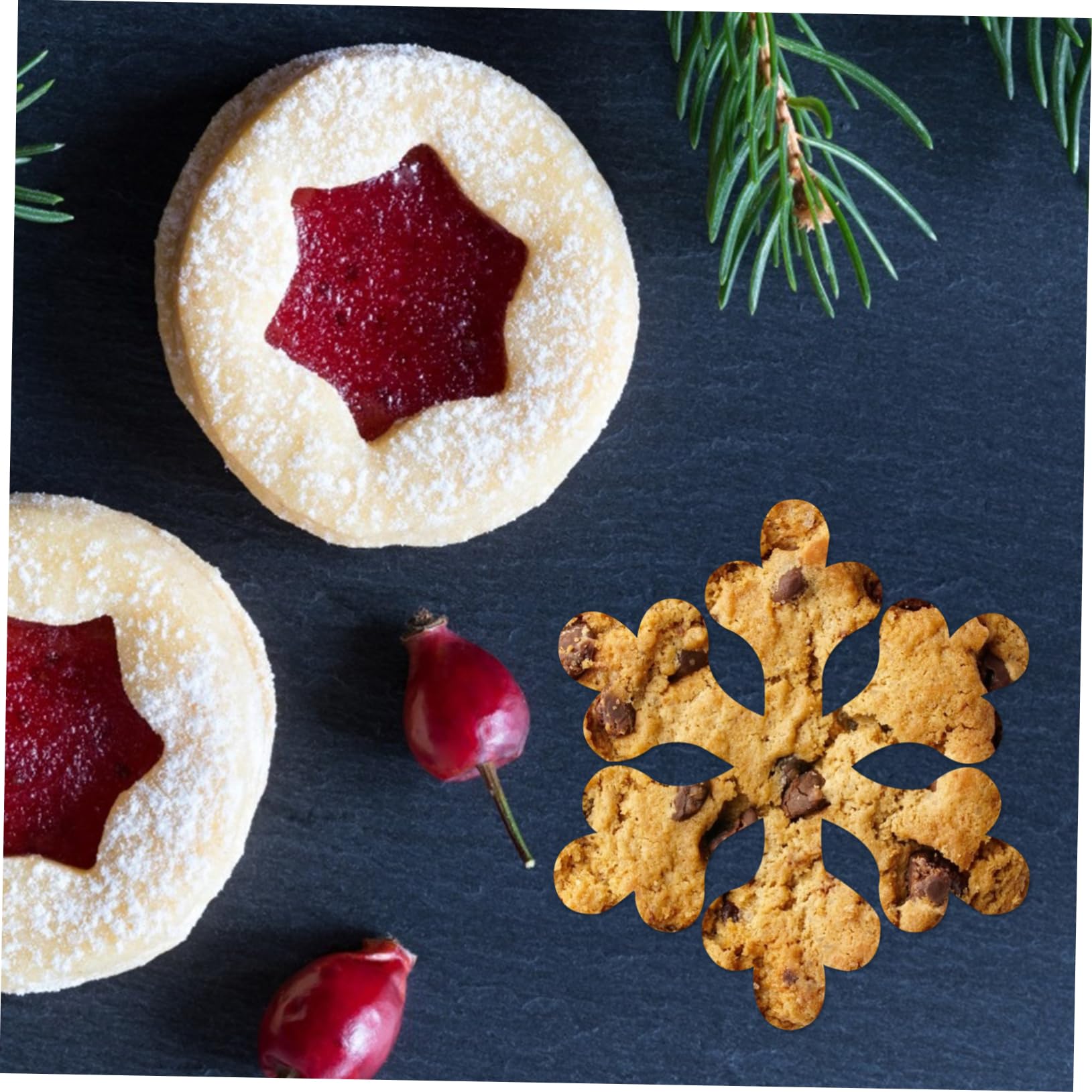 3 Series Moldes De Silicona De Navidad Chocolate De Tarta De Queso Molde Casero Marcos De Bricolaje De Navidad Para Hacer Colgantes Gel De Sílice 6 Piezas*3