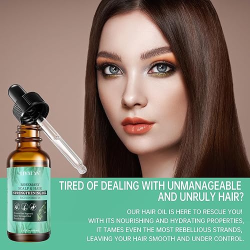 Miniatura 6 de Beautifier Life Aceite para fortalecer el cuero cabelludo y el cabello de romero 100% natural con biotina, nutre y mejora la salud del cabello y el