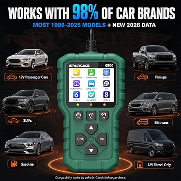 Launch G700 OBD2 Scanner with Vehicle Performance Test & I/M Check
