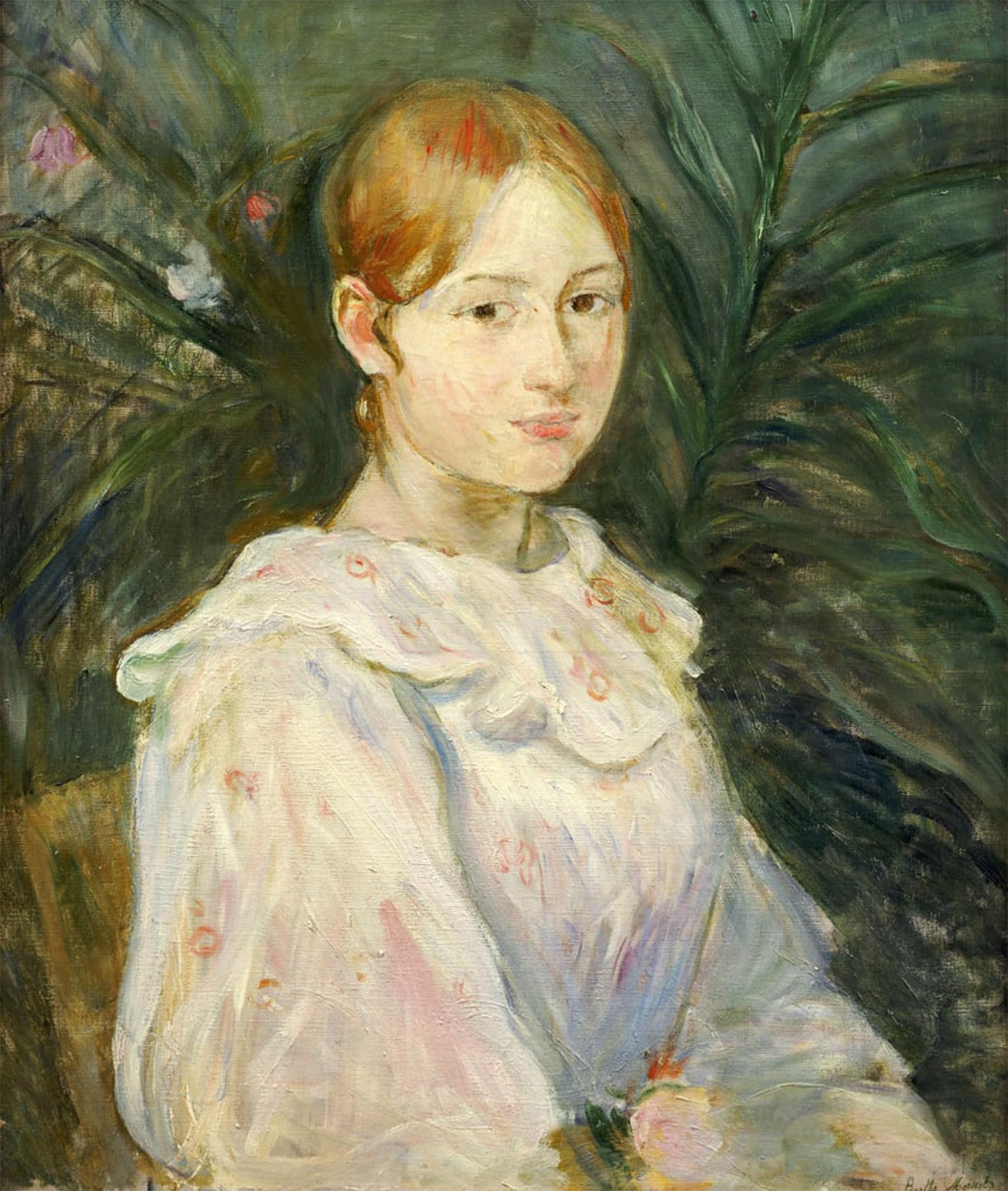POSTERIIk Vintage Classic Picture Landscape Artwork Alice Gam by Berthe Morisot Portrait Canvas Painting for Office Home Decor 60x90cm