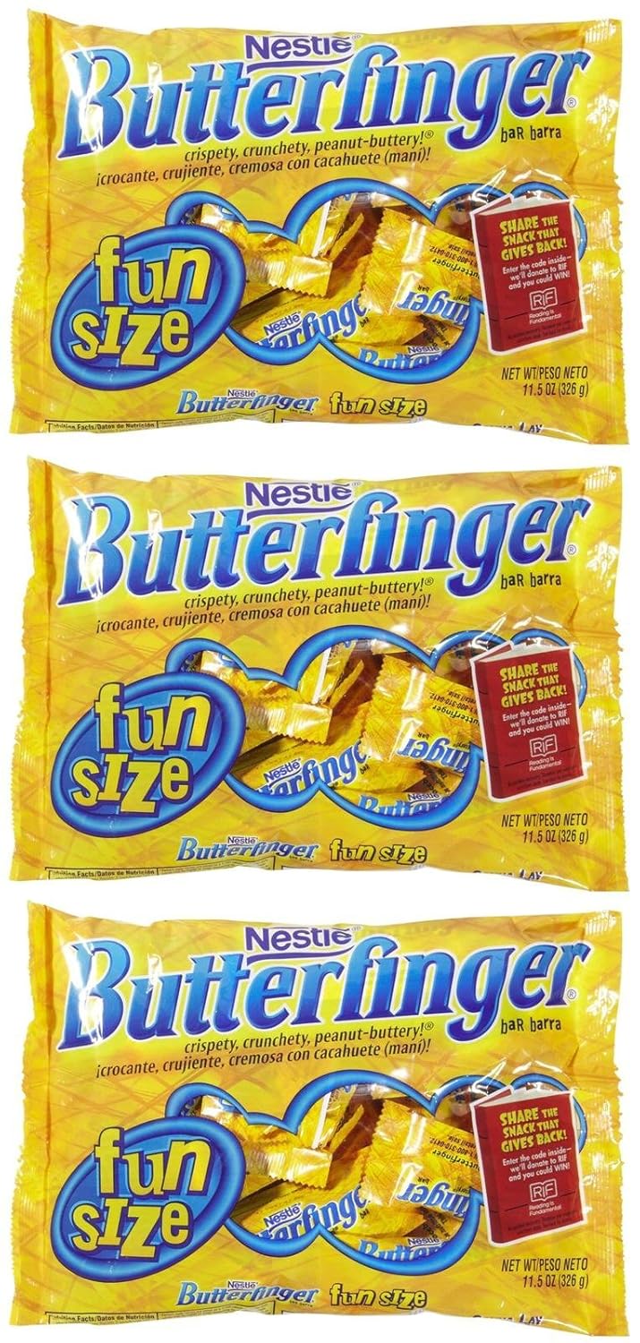 Butterfinger Fun Size Bars-11.5 Oz-3 Pack