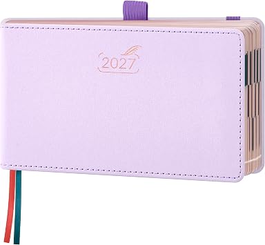 BEZEND Pocket Calendar 2027, Weekly Monthly Planner for Purse 6.5"x3.75"