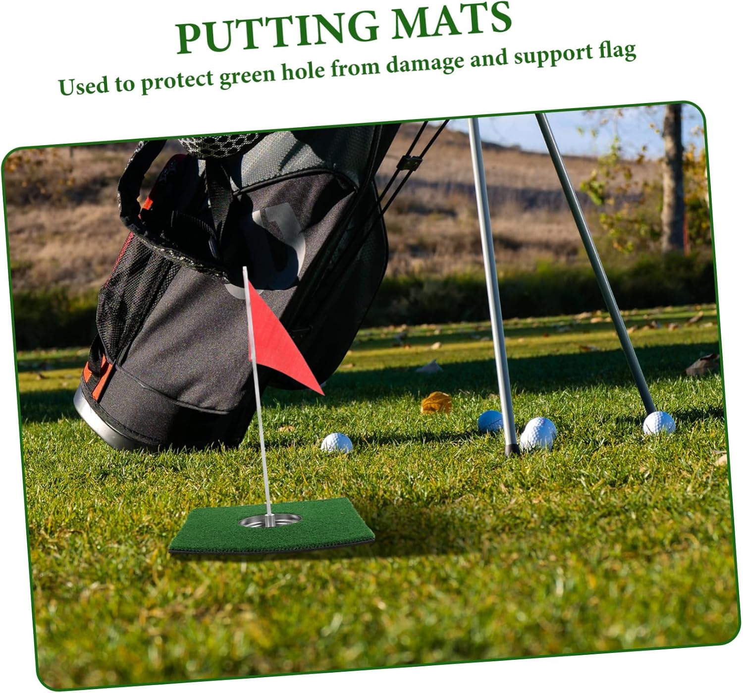 Golf Practice Putting Cup Tool Compact Training Aid with Hole Cup for Backyard Golf Practice