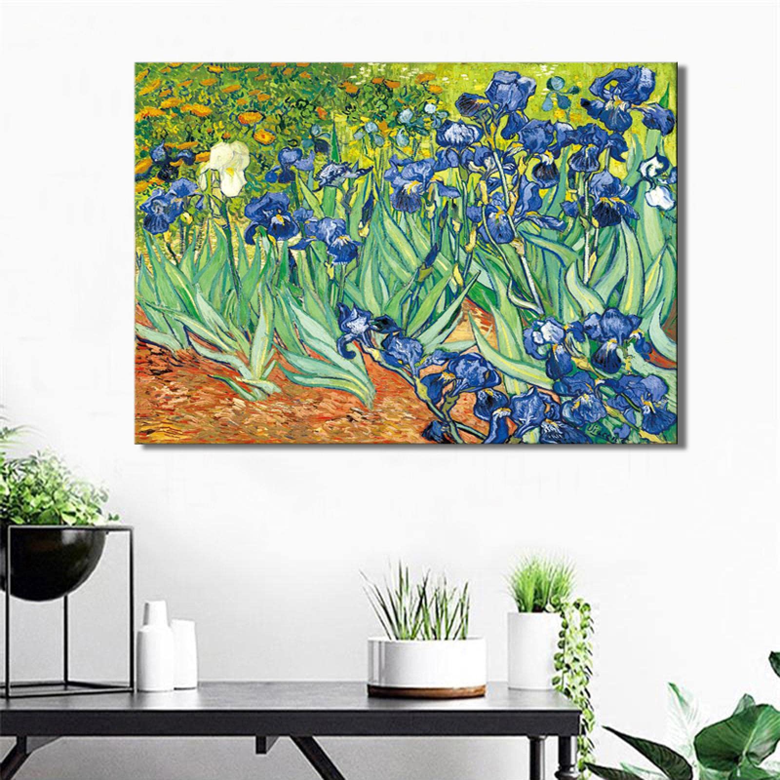 ゴッホ アイリス ウォールステッカー・壁紙シール・キャンバスアート