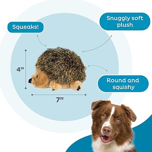 Miniatura 3 de Outward Hound - Juguete de peluche Hedgehogz para perro, tamaño S
