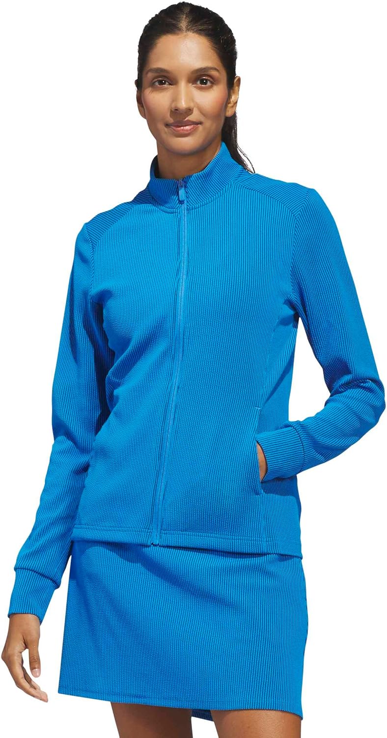 adidas womens Performance Texture Full Zip Jacket