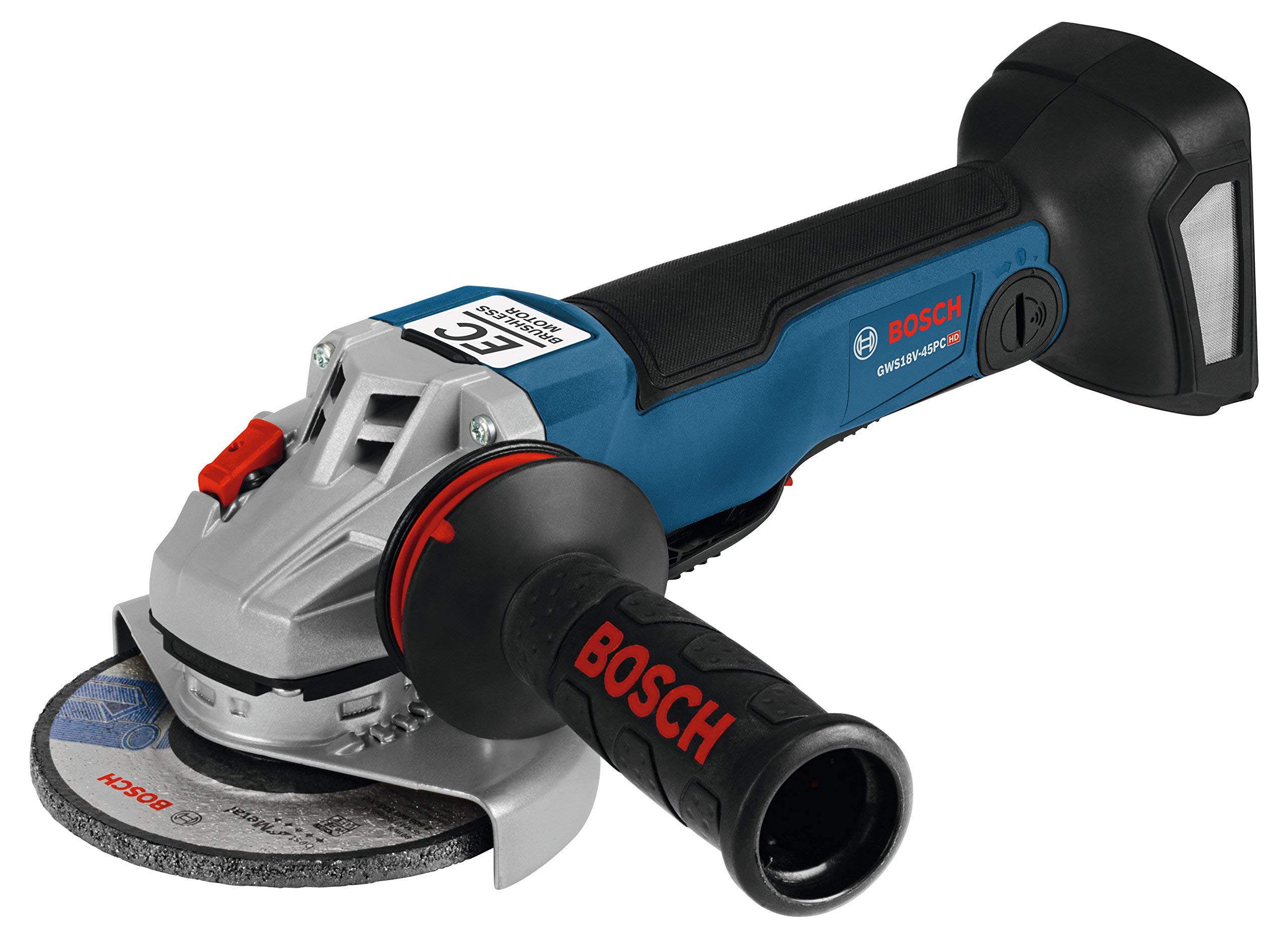 Bosch GWS18V-45PCN-RT 18V EC/4-1/2 in. Brushless Connected-Ready Angle Grinder with Paddle Switch (Tool Only) (Renewed)