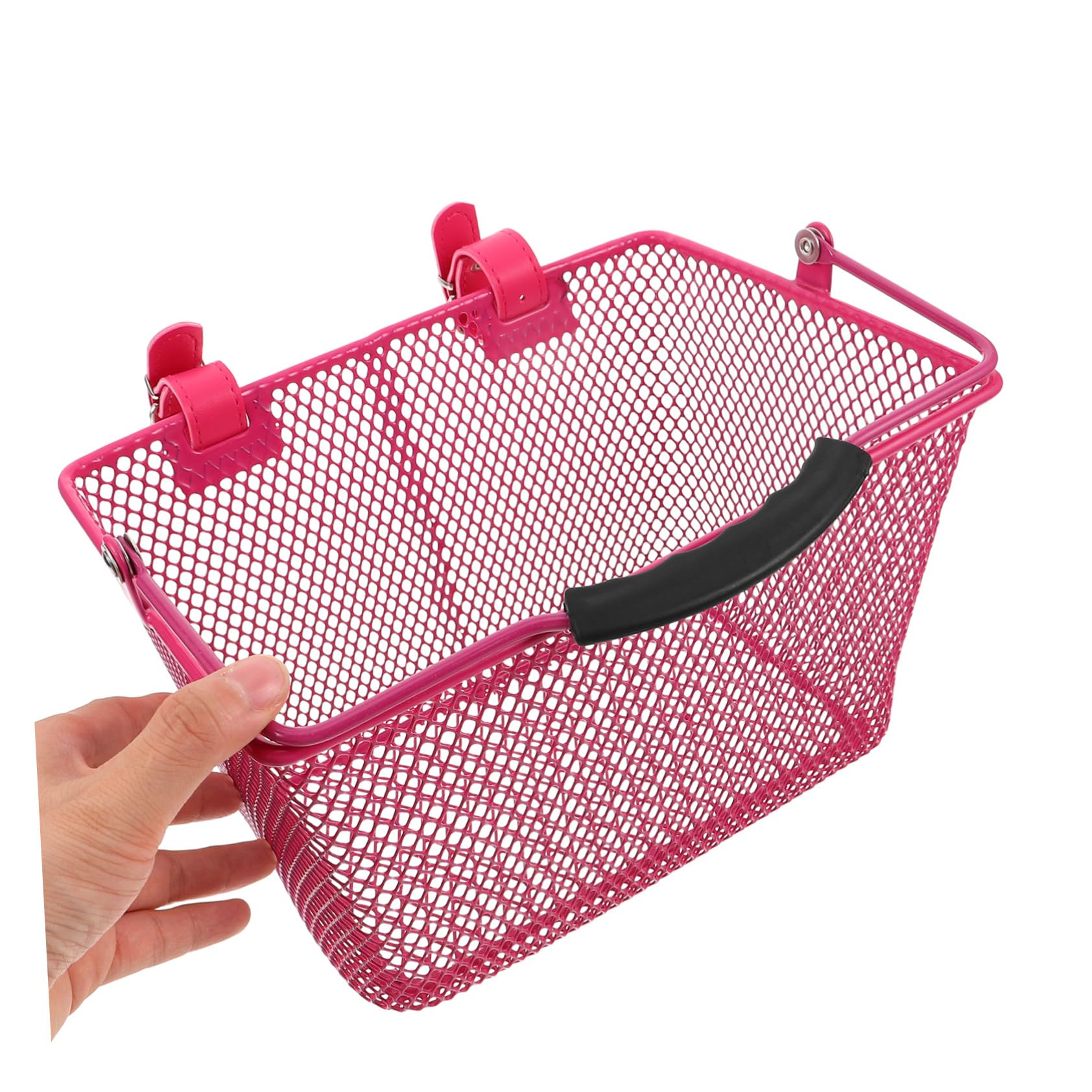 UPKOCH Panier en Métal Panier pour Scooter pour Enfants Pink