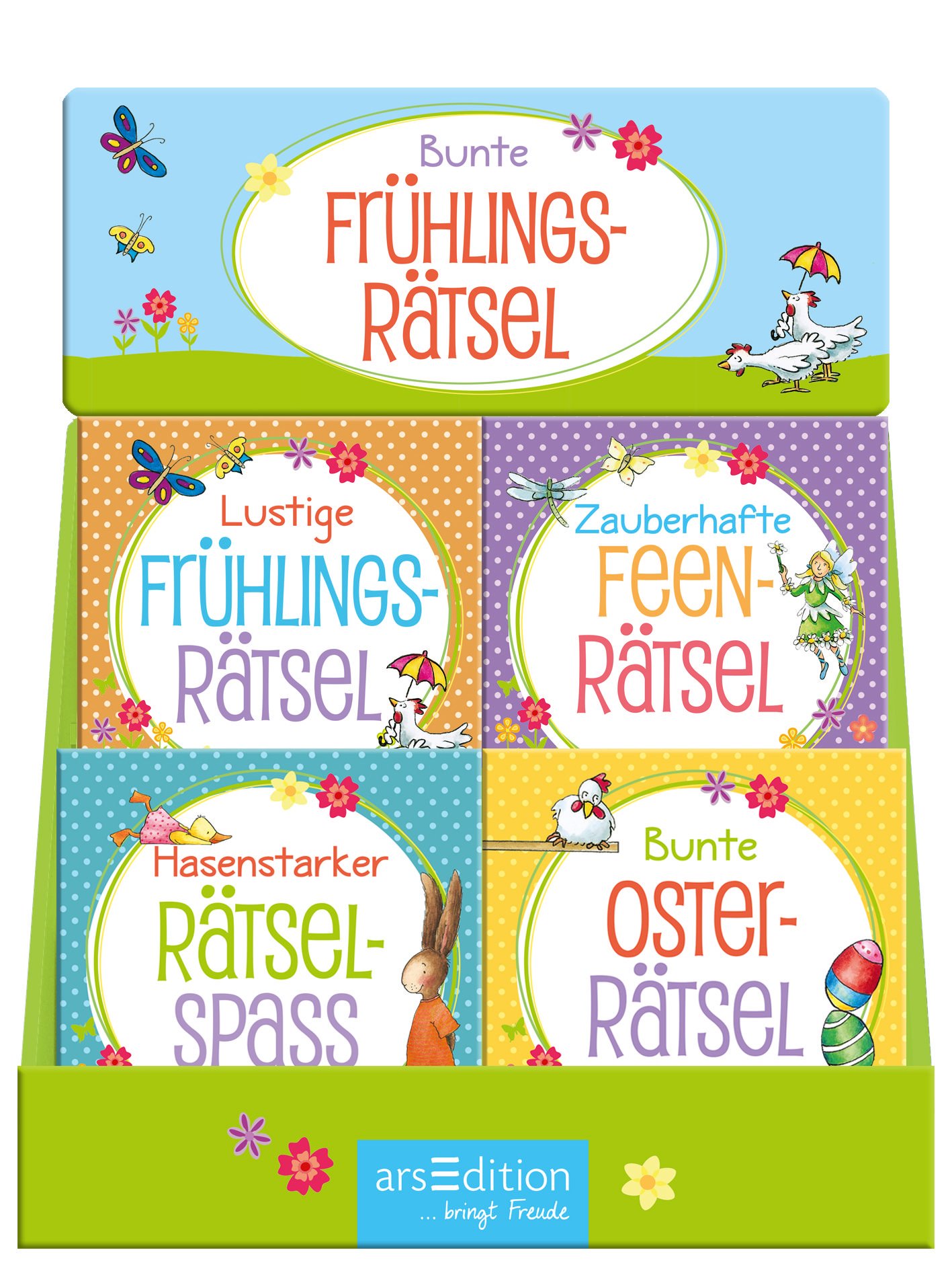 Display Rätselblöcke Frühling: mit 4 x 10 Ex.