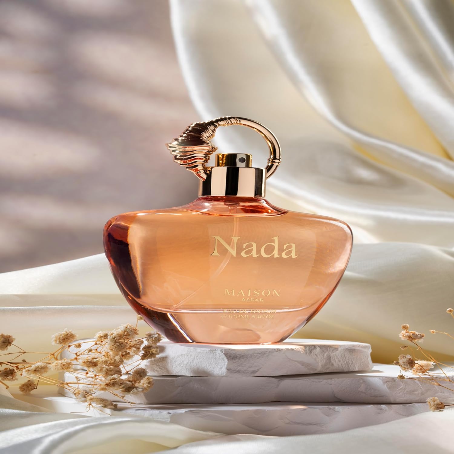 MAISON ASRAR Nada Perfume 3.4 Fl Oz Edp | Womens Fragrance | Radiant Fruity Signature Scent for Women | Modern Women's Fragrance for All Occasions