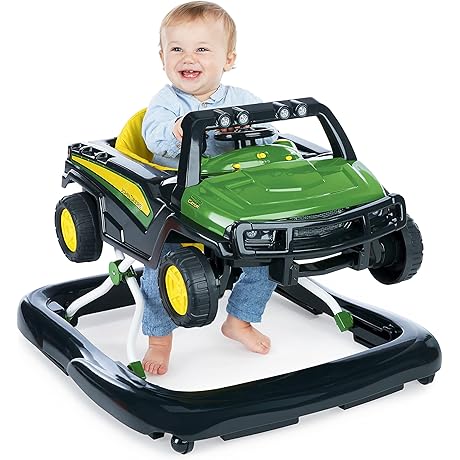Bright Starts John Deere 4-in-1 Gator Walkin' & Rockin' Ride-On