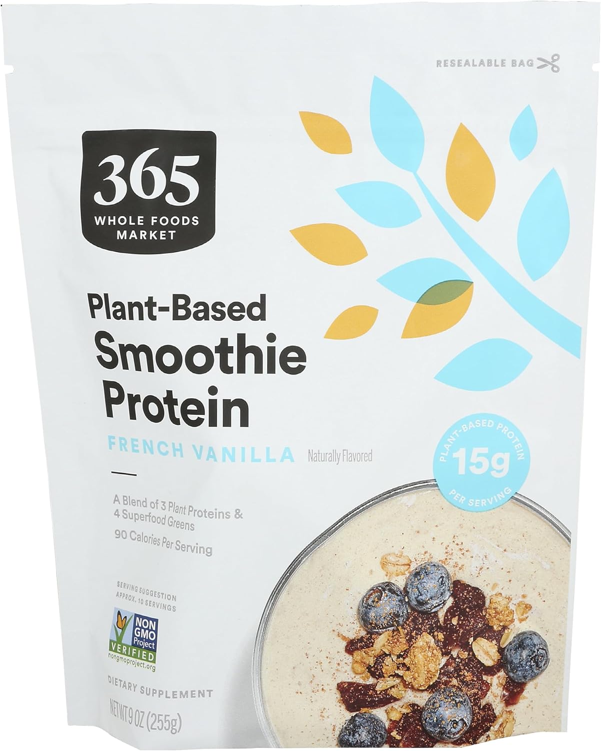365 by Whole Foods Market, Protein Smoothie Plant French Vanilla Ca Only, 9 Ounce