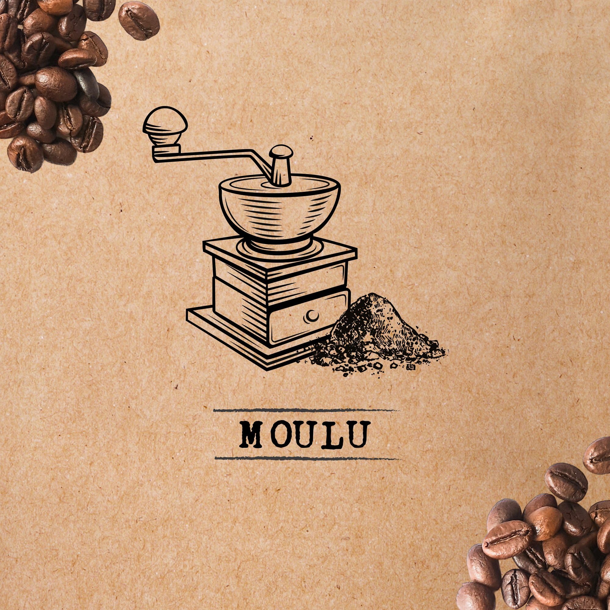 Cafés Méo - Café Moulu Espresso - 6 kg - Intensité 9/10 - Arômes Authentiques, Aromatique - Lot de 6 x 1 kg