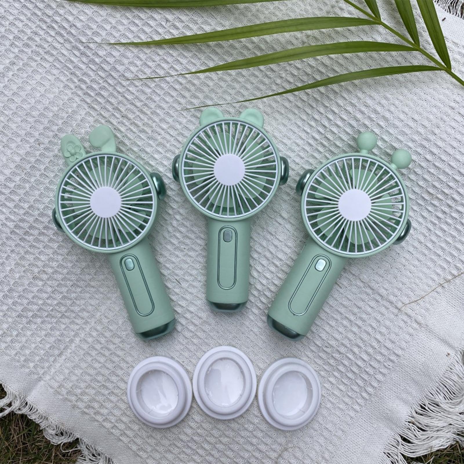 Mini Ventilatore Portatile Ricaricabile – Ventola Da Scrivania Con Portachiavi E 3 Velocità (Tipo-C, 113g) - 3