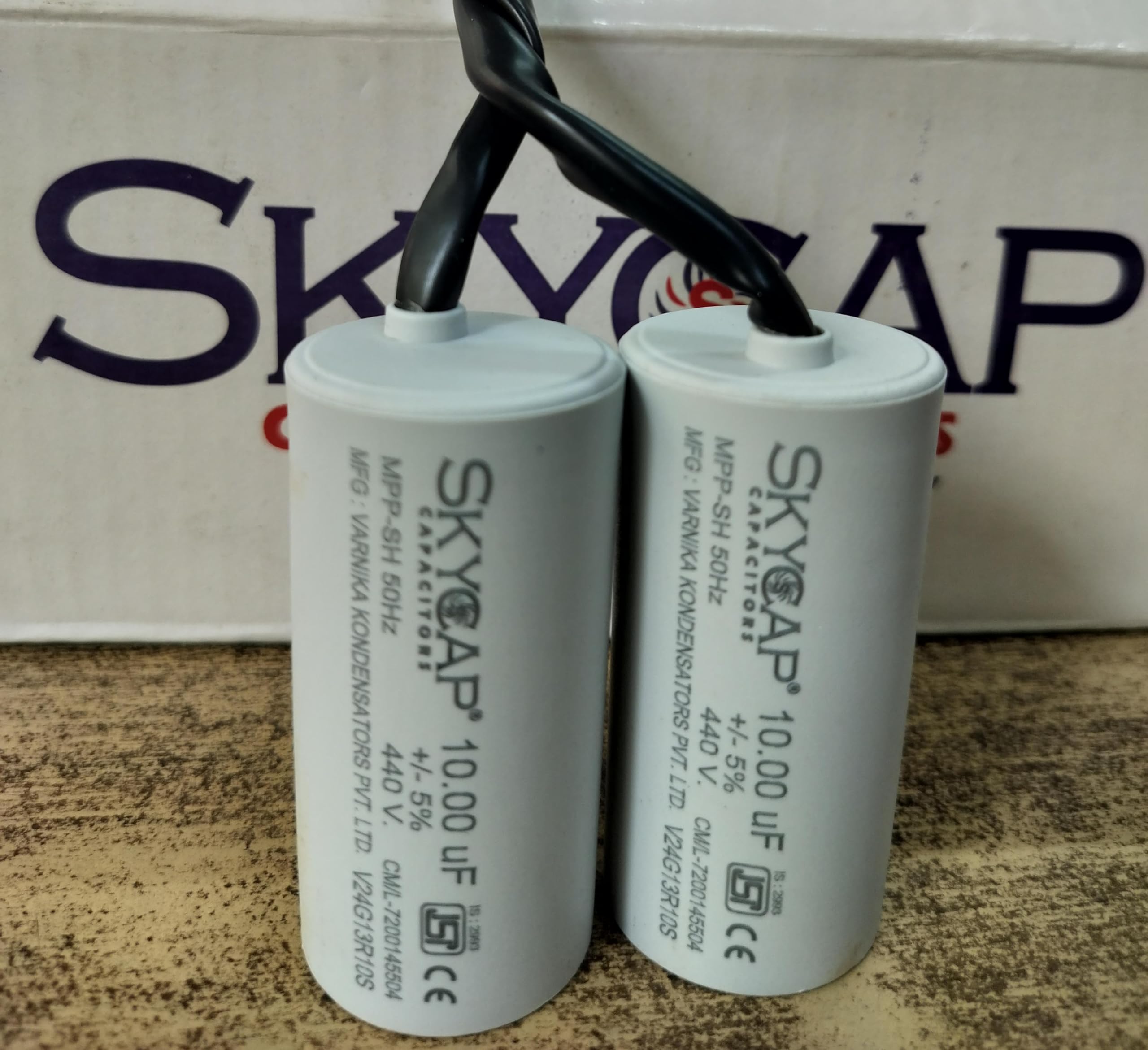 Capacitor 10 MFD 2 Nos Pack-image-14