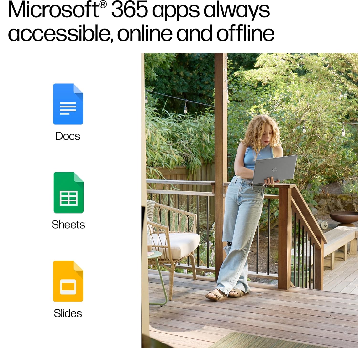 HP Chromebook 15.6" | Intel N100 Processor | 4 GB RAM | 128 GB Flash Storage | Intel UHD Graphics | HD Display | Up to 11.5 Hours Battery | Chrome OS | Dual Speakers | Mineral Silver | 15a-nb0005sa — image 9