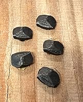 Vista 5 de Metal Magery Clavos de cabeza forjada de 2 "uñas decorativas de cabeza de rosa antigua. Cantidad: 25