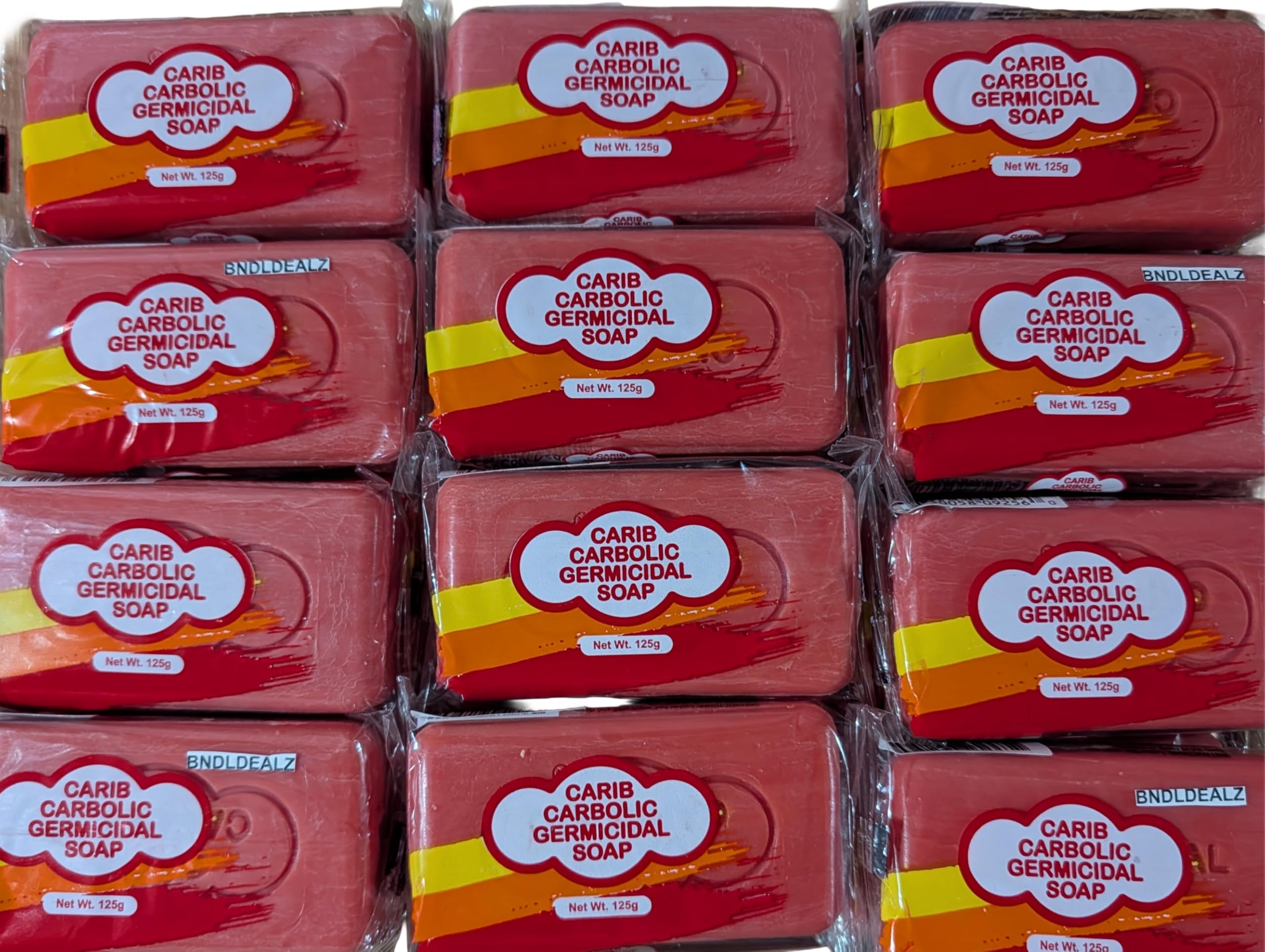 Carib Jamaican Carbolic Soap 12 Pack Bundle, 125g Bars