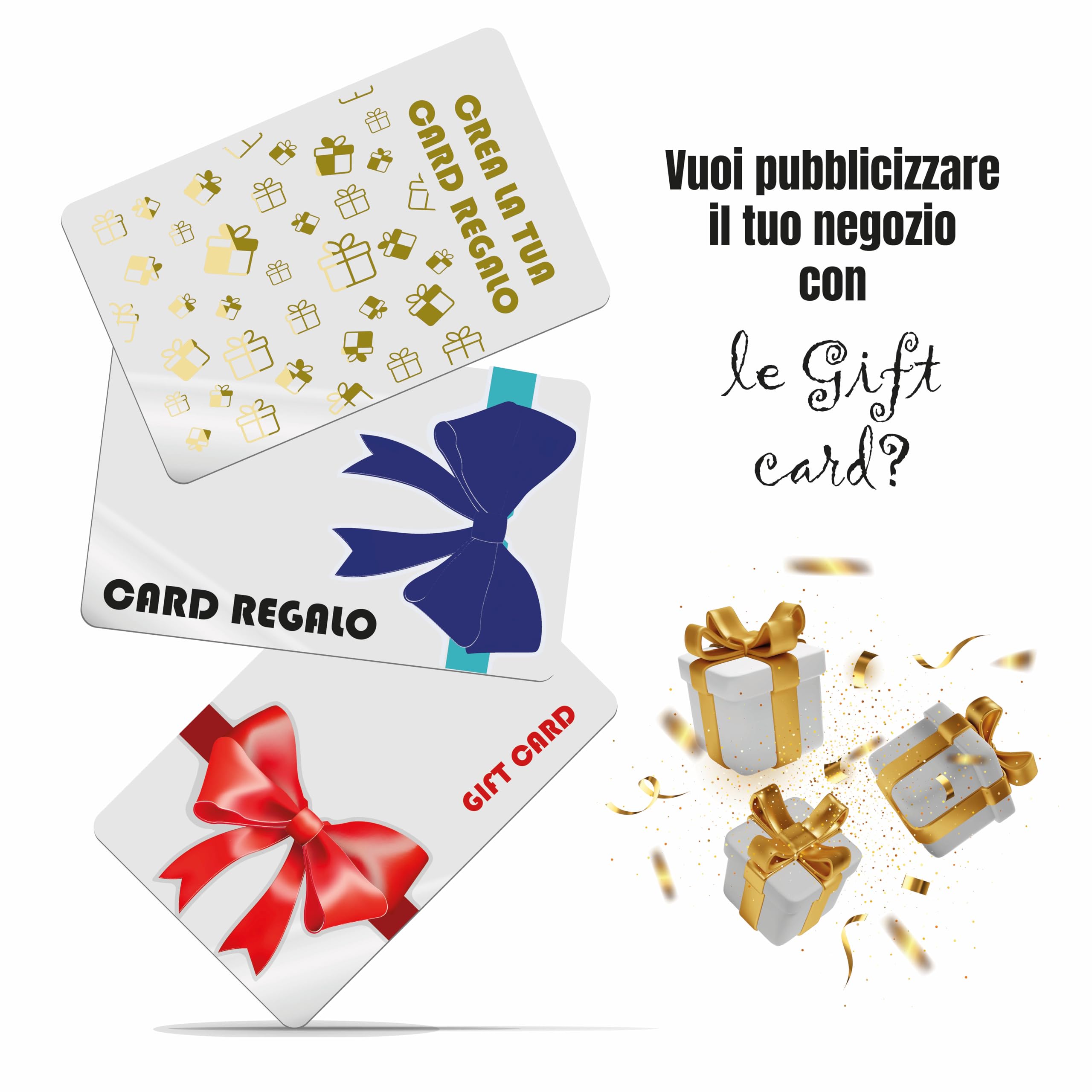 Tessere PVC Personalizzate da 1 a 5000 Pezzi, Card con Foto Logo e Testo, Badge Fronte Retro