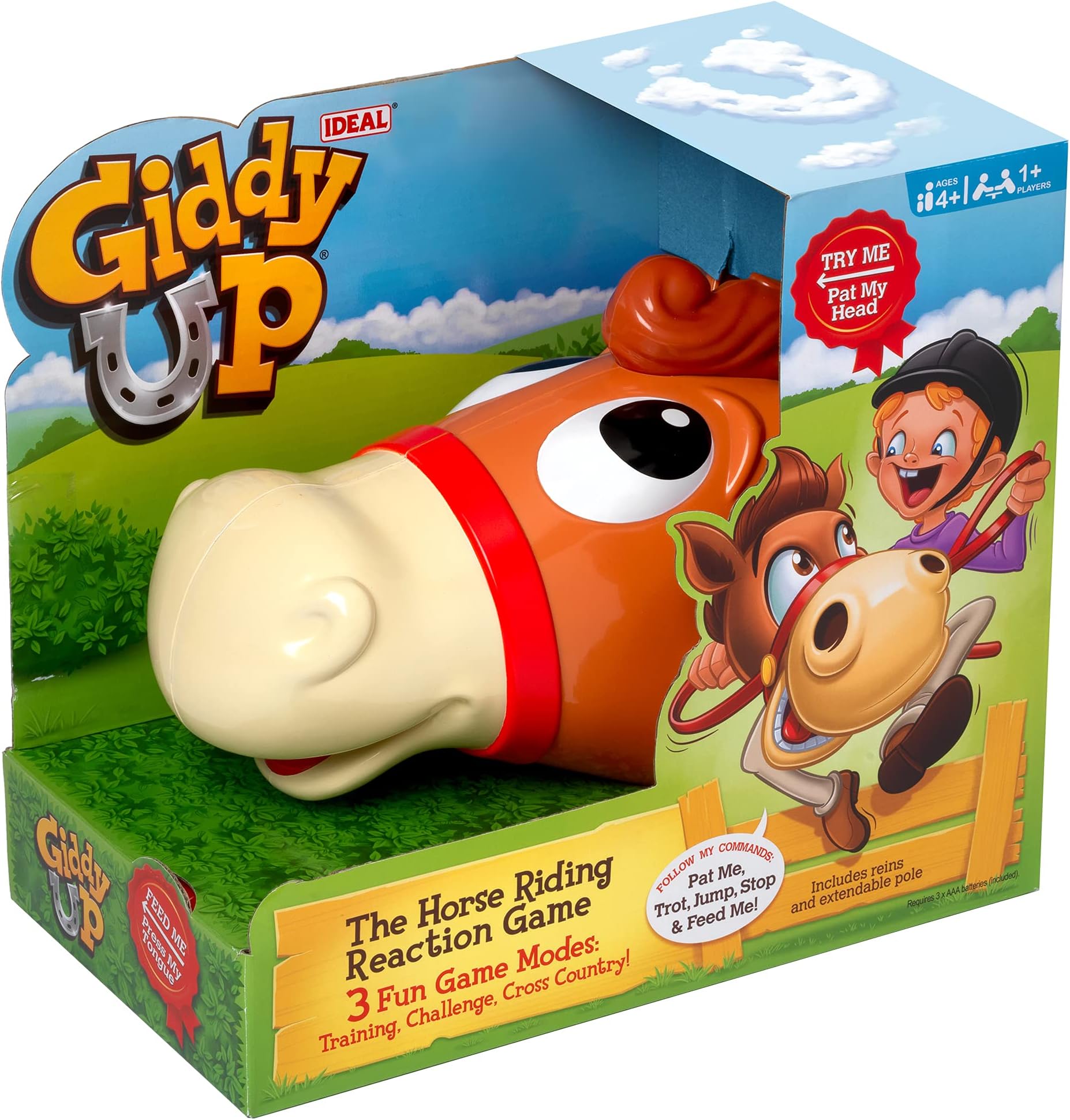 Ideal | Giddy Up: The horse riding reaction game!| Kids Games | For 1+ Players | Ages 4+