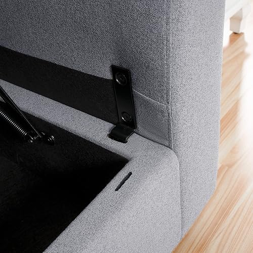 Miniatura 9 de Naomi Home Sofá modular módulo medio con almacenamiento Accent silla sin brazos para sofá modular, sofá modular personalizable, sofá seccional