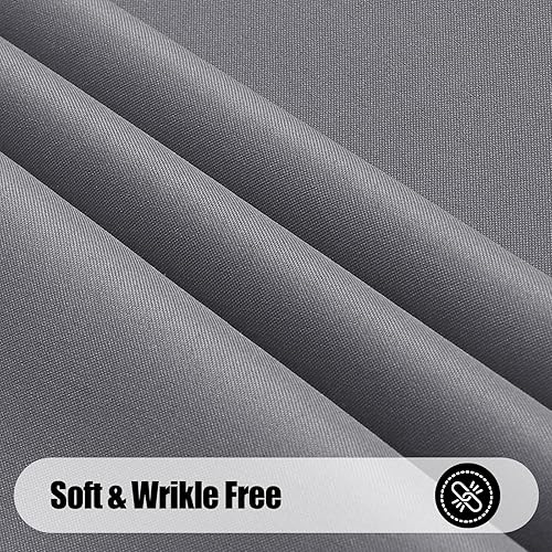 Miniatura 2 de smiry Mantel rectangular de poliéster impermeable para mesa de 6 pies, mantel decorativo de tela lavable para mesa de comedor, cocina, fiestas,