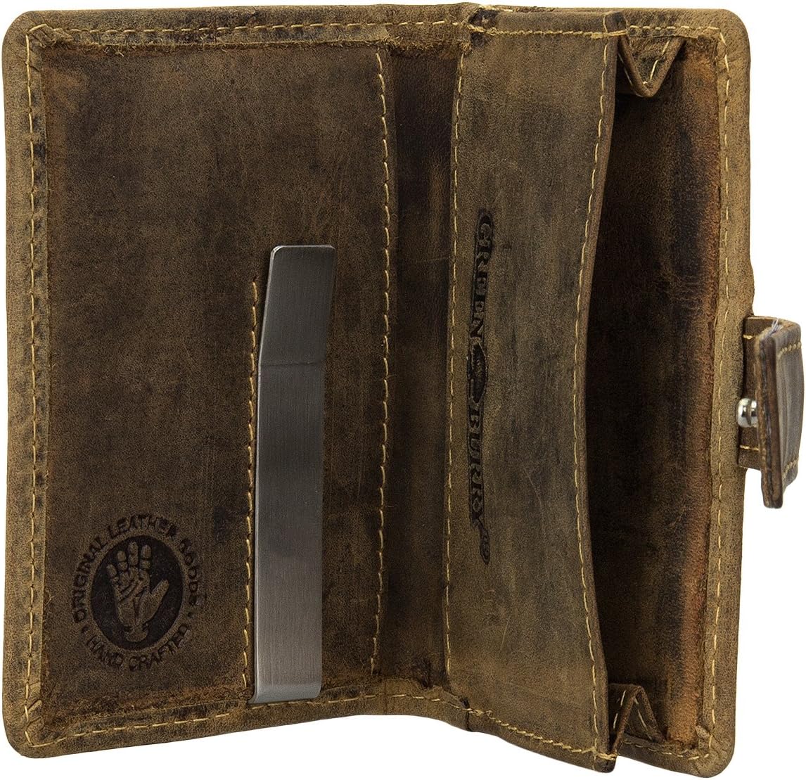 Greenburry Vintage Business Card Holder RFID Leather 7 cm - Image 5