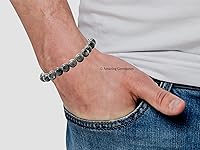 Vista 245 de Amazing Gemstone Pulsera de cristal para mujeres y hombres, pulsera de cristal curativo de protección, pulsera elástica con cuentas de piedras