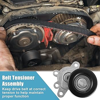 Amazon.com: X AUTOHAUX Belt Tensioner Pulley Assembly for