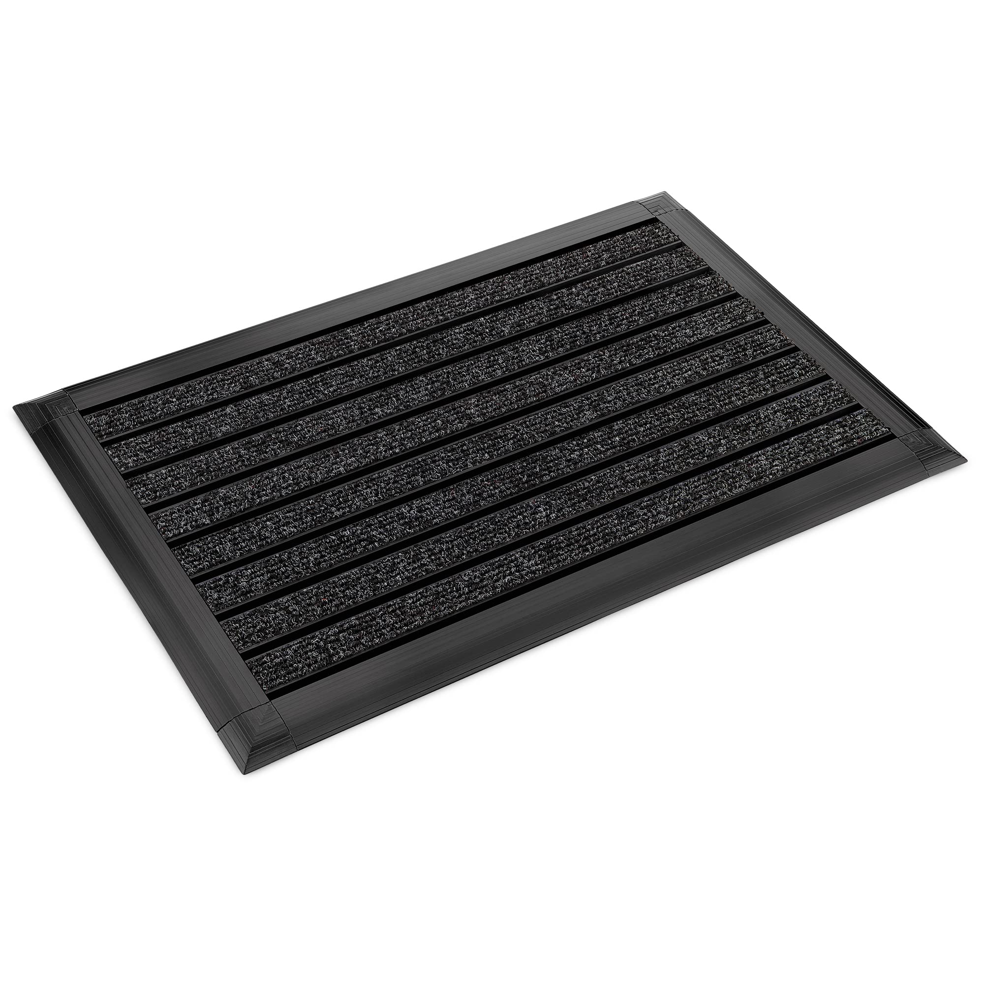 bomoe Fussabtreter Aussenbereich Alu Fußmatte 50x80 cm AluGant Haustür Fußabtreter Außen Schuhabstreifer– Eingangsmatte Alu-Fußmatten Fußabstreifer Aussen Fußmatte Schuhabtreter Außen Anthrazit